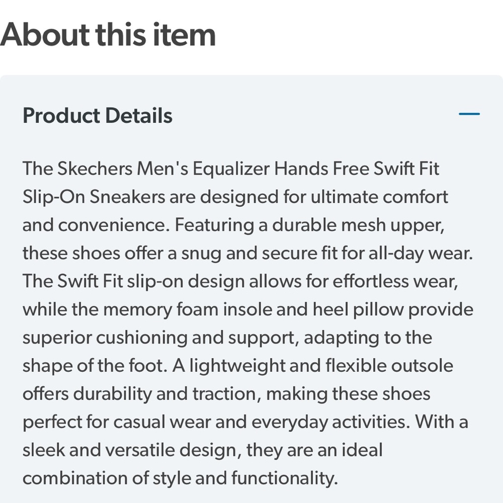 Men’s Skechers Hands Free Swift Fit Shoes - Picture 14 of 14